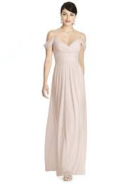 Alfred Sung D743 Cold Shoulder Bridesmaid Dress