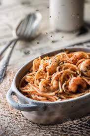 Pates Aux Crevettes Sauce Rosee Recette En 2020 Sauce Rosee Spaghetti Aux Crevettes Pates Crevettes