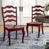 Offering a retro red and chrome kitchen table and chair set. Red Kitchen Dining Chairs You Ll Love In 2021 Wayfair