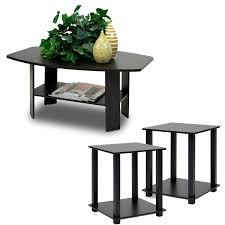 Anchor the living room with a modern coffee table. 3 Piece Set Coffee Table Side Modern Furniture Living Room Wood Free Shipping Ebay