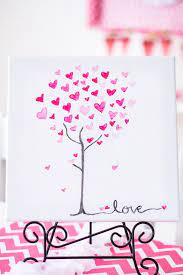 Valentine Canvas Painting Valentines Watercolor Canvas Painting Diy Valentines Art Painters can make a cute heart out of wood panels and then paint each panel hummingbird art. pinterest