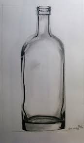 Glass Bottle Pencil Drawing 01 By Woolleybrammoth Bottle Drawing Pencil Drawings Glass Bottles