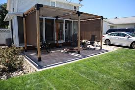 Double Pergola Kit With 2 Shade Sails For 4x4 Wood Posts Outdoor Pergola Pergola Plans Diy Pergola