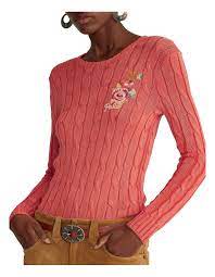 Have you found yourself asking how do you knit cables? Polo Ralph Lauren Cable Knit Embroidery Sweater Myer