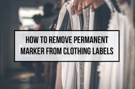 Get permanent marker, sharpie out of jeans clothes after being washed. How To Remove Permanent Ink From Clothing Labels Schimiggy