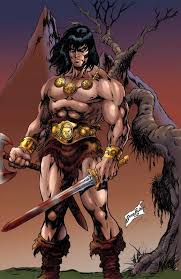 Конан е литературен герой, който присъства в произведения на няколко писатели. Conan The Barbarian Colored By Jose Luis In John Hicks S Sketches And Commissions Comic Art Gallery Room