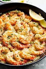 Crispy Baked Shrimp Scampi Recept In 2020 Garnalen Recepten Eten Recepten Recept Vis