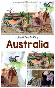 23 dinosaur activities toddlers will love. Imaginative Play Australian Outback Australia For Kids Australia Crafts Invitation To Play