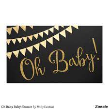 Oh Baby Baby Shower Banner Zazzle Com Baby Shower Banner Diy Burlap Baby Shower Banner Baby Shower Banner