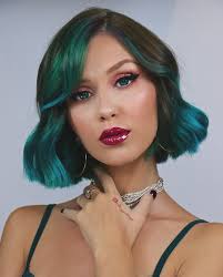 Shades of blues and greens 🩵💚 Save this for your next inspo! 👇🏻 Which  is your favorite 1-10? I'm torn between 1 and 10! #helpmepick #haircolor  #bluehair #greenhair #emerald #emeraldhair