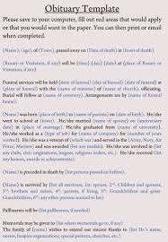 Writing An Obituary With 10 Obituary Samples Examples Inside Obituary Template Word Document Cumed Org In 2020 Obituaries Template Obituaries Obituaries Ideas