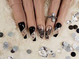 Blackpool 007 Coffin Nails Designs Nail Designs Silver Glitter Nails