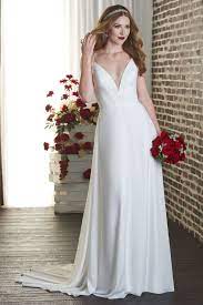 Bonny 6717 Wedding Dresses Boho Wedding Dress Bohemian Bow Wedding Dress