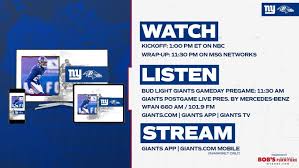 New York Giants Vs Los Angeles Rams How To Watch Listen Live Stream Week 4
