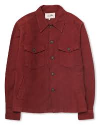 Moleskin Crimson Military Jacket Corridor