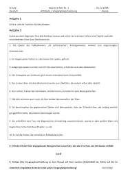 Vorgangsbeschreibung Und Attribute Klassenarbeit Mit Bewertungsbogen Unterstufe Unterrichtsmaterial In Den Fachern Deutsch Fachubergreifendes In 2020 Klassenarbeiten Vorgangsbeschreibung Erste Klasse
