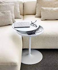 Sofa couch arm tray table with eva base. 30 Modern Slide Under The Sofa Side Tables Vurni