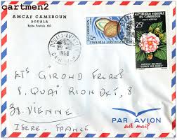 J'ai besoin du code postal voire la boite postal du cameroun et de yaoundé en particulier. Kamerun 1960 Lot De 30 Lettre Cameroun Amcaf Douala Yaounde Garoua Lettre Recommandee Marcophilie Stamp Timbre Afrique