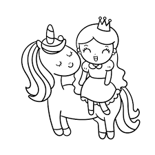 Sketsa gambar frozen ini bisa anda pilih untuk anak perempuan. Printable Cute Easy Unicorn Coloring Pages Novocom Top