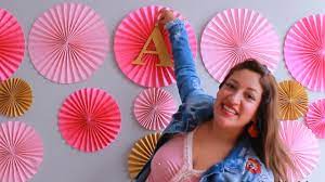 Como Hacer Rosetones Abanicos De Princesitas Disney Rosetas Youtube