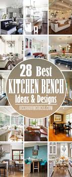28 functional kitchen bench ideas that