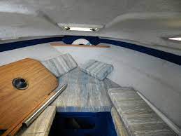 Cabin With Table Boat Restoration Cabin Boat Interior