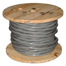 Southwire By The Foot 2 2 2 4 Gray Stranded Al Ser Cable