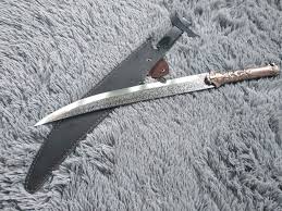 Hacking Knife High Carbon Steel Blade Handmade Saber Full Tang Cool Swords Types Of Swords Katana Swords