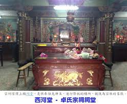 台灣桃園市觀音區卓氏第四房本送本賜公派下 臺灣卓氏第四房 過年過節祭拜祖先宗祠及清明節遙祭區