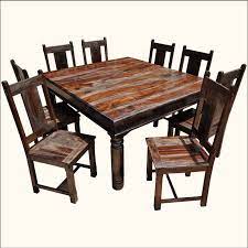 Richmond Rustic Solid Wood Square Dining Room Table Chair Set Square Dining Room Table Square Dining Tables Furniture Dining Table