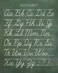 Old cursive style abounds with flourishes and loops, which is not practical for the beginning writer or for today's . Pin By Nelia Scheila On Old School In 2021 Cursive Alphabet Cursive Alphabet