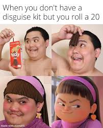 I don't have a disguise kit… but I do have Pocky!