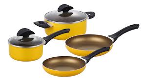 Some also come with nonstick coatings, which can make for easy. 20cm Press Alu Non Stick Saucepan With Clear Glass Lid Yellow Edge Products Limited