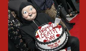 Happy death day is a 2017 horror film released by blumhouse and is about a college student who must relive the day of her murder over and over again, in a loop that will end only when she discovers her killer's identity. Wishing You All A Happy Death Day
