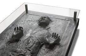 I'm pretty sure you can buy a han solo in carbonite on the dented helmet forums, has its own little section now. Han Solo In Carbonite Coffee Table