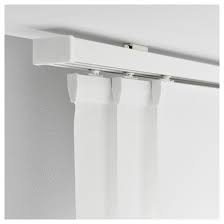 Vidga Triple Curtain Rail White Ikea Curtain Rails Ceiling Curtains Ikea Curtains