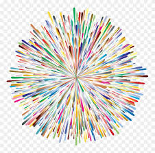 Next to each curve, draw another one forming a long thin curve. Fireworks Drawing Cartoon Line Art Firework Cartoon No Background Clipart 3293788 Pikpng