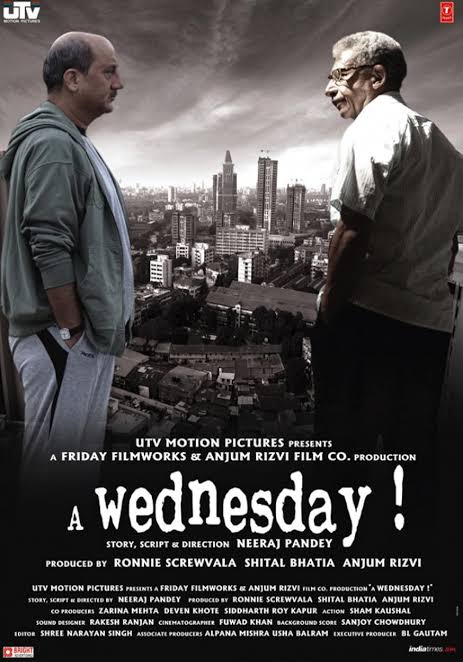 A Wednesday - Official Movie Poster (2008) | Series Hub Cinema