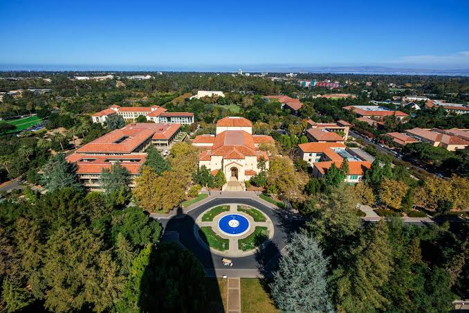 University campus building and grounds