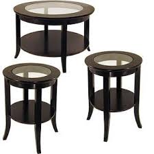 These coffee table sets can also be used. Genoa 3 Piece Coffee End Tables Value Bundle Espresso Walmart Com Coffee And End Tables Coffee Table With Shelf Glass Top Coffee Table