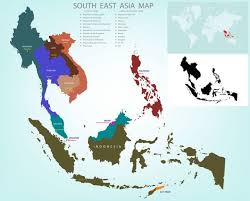 Map Of Best Places To Go With Kids In South East Asia South East Asia Map Asia Map Southeast Asia