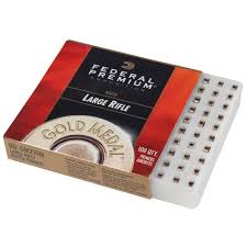 Federal Gold Medal #210M Large Rifle Match Primers -100 Count - Large Rifle 