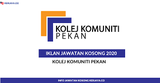Jawatan kosong terkini di kolej komuniti pagoh sebagai pekerja sambilan harian (psh) bagi tahun 2014, bermula januari 2014. Jawatan Kosong Terkini Kolej Komuniti Pekan Kerja Kosong Kerajaan Swasta
