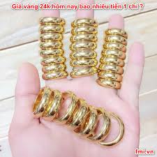 Gia Vang 24k Hom Nay Tại Cần Thơ Bao Nhieu Tiền 1 Chỉ Gia Vang