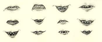 Sharp shark like teeth on anime or manga character can often indicate a competitive personality. How To Draw Teeth Anime Teethwalls