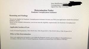 Sample unemployment appeal letter when initially denied unemployment benefits. Unemployment Glitch Denies Workers Because They Applied Outside The Declared Pandemic Period