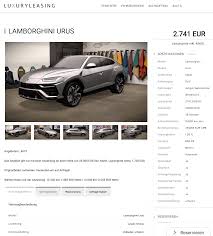 Der urus rollt im laufe des frühjahrs zu den ersten kunden. Lamborghini Urus Leasing Fur 1 720 2 303 57 Euro Im Monat Netto Gebrauchtwagen Sparneuwagen De