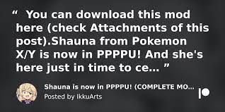 Shauna is now in PPPPU! (COMPLETE MOD) | Patreon