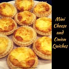 Mini Cheese And Onion Quiches Recipe Onion Quiche Afternoon Tea Recipes Food