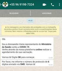 Ministério da saúde (ministry of health) may refer to: Golpistas Usam Ministerio Da Saude Para Fazer Clonagem De Whatsapp Noticias R7 Tecnologia E Ciencia